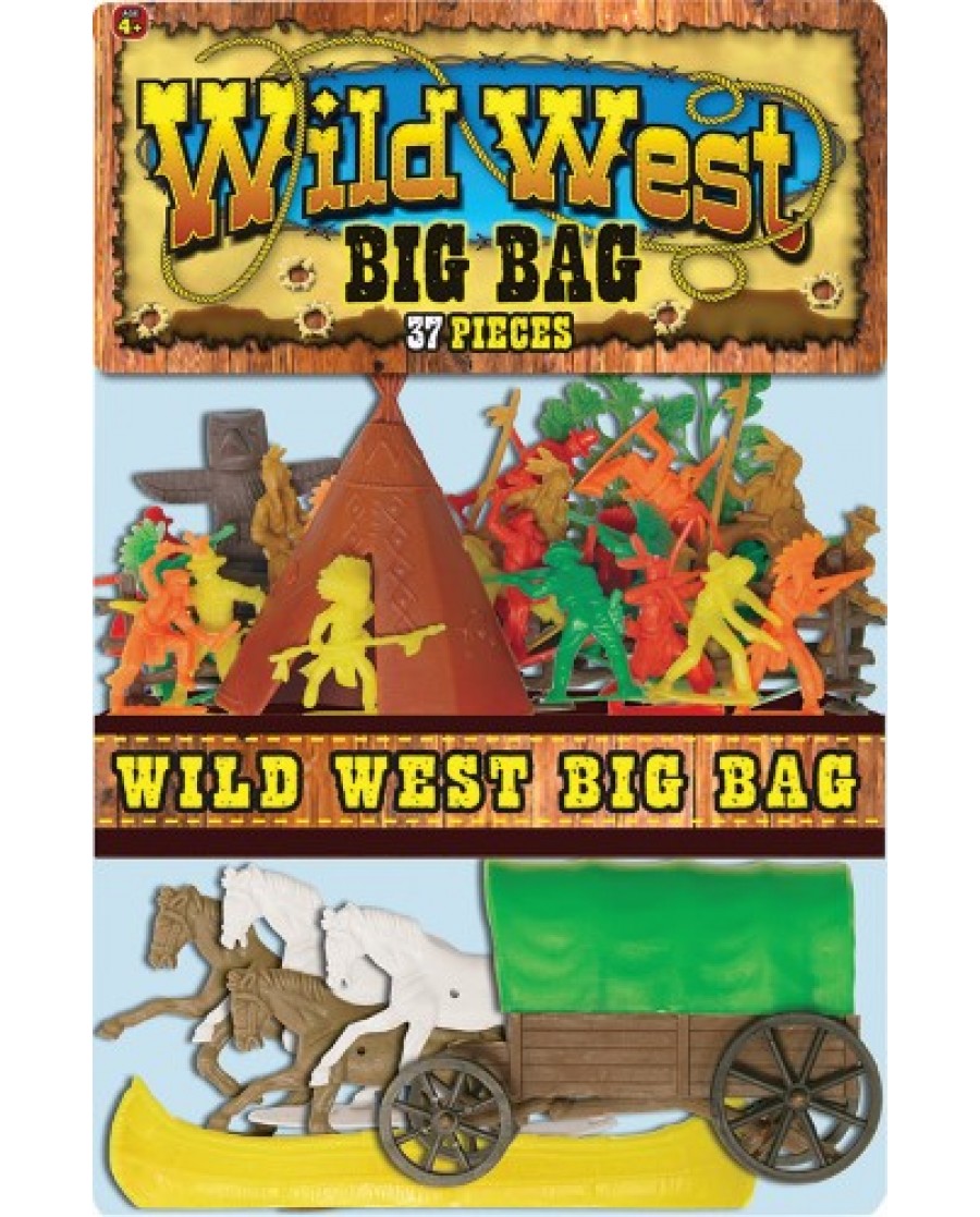 37-pc. "Big Bag" Wild West Play Set