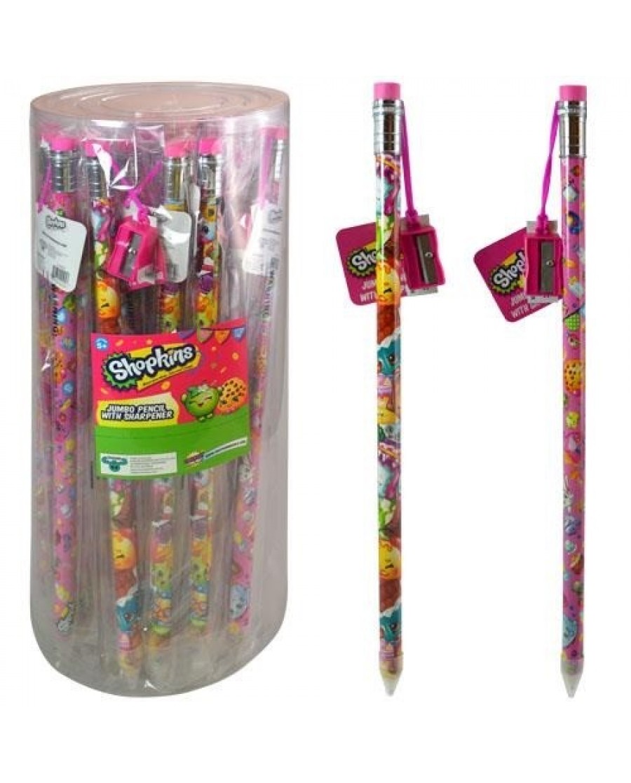 Shopkins Jumbo Pencil with Sharpener