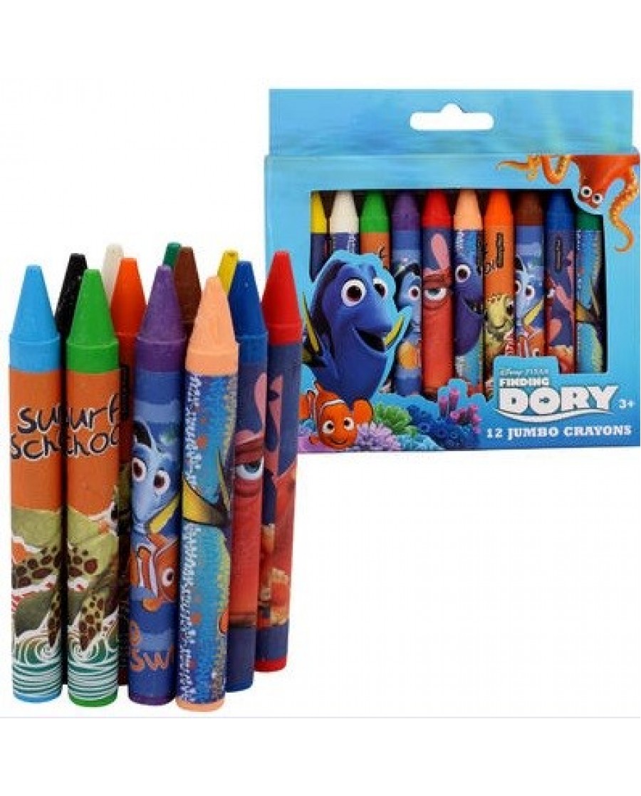 Finding Dory 12-ct Jumbo Crayons