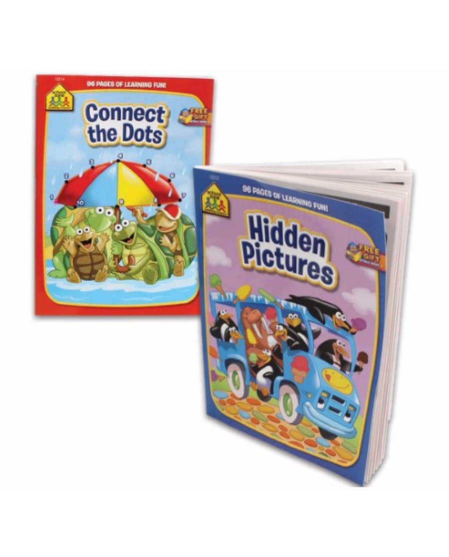 Hidden Pics/Connect Dots Coloring Book