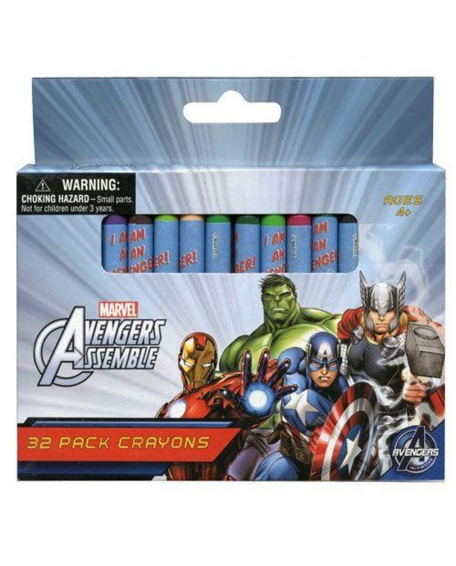 32-ct Avengers Crayons