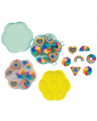 Seven Rainbow Eraser Pack