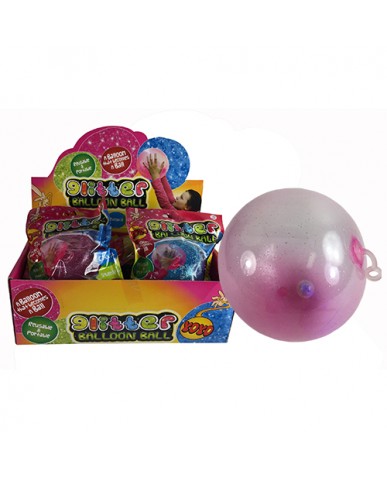 Light Up Glitter Balloon Ball