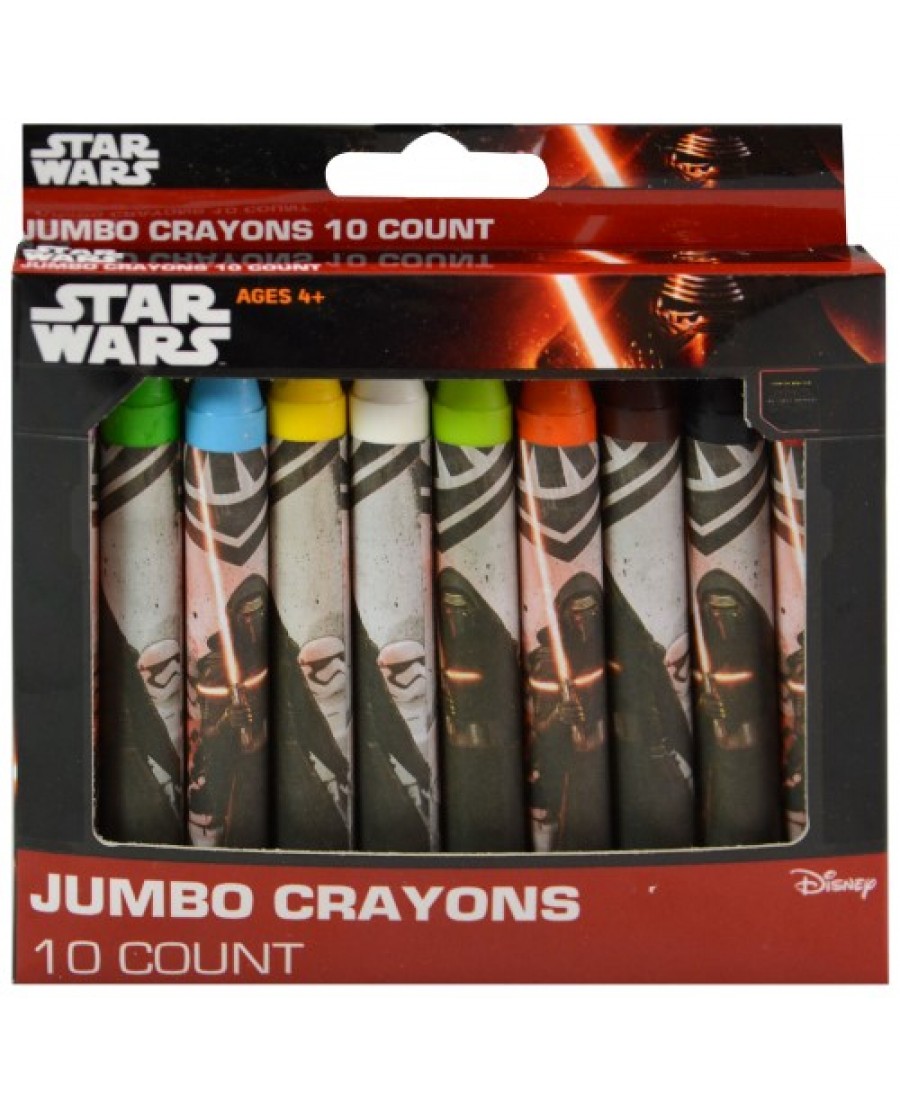 Star Wars Ep. 7 10-pk Jumbo Crayons