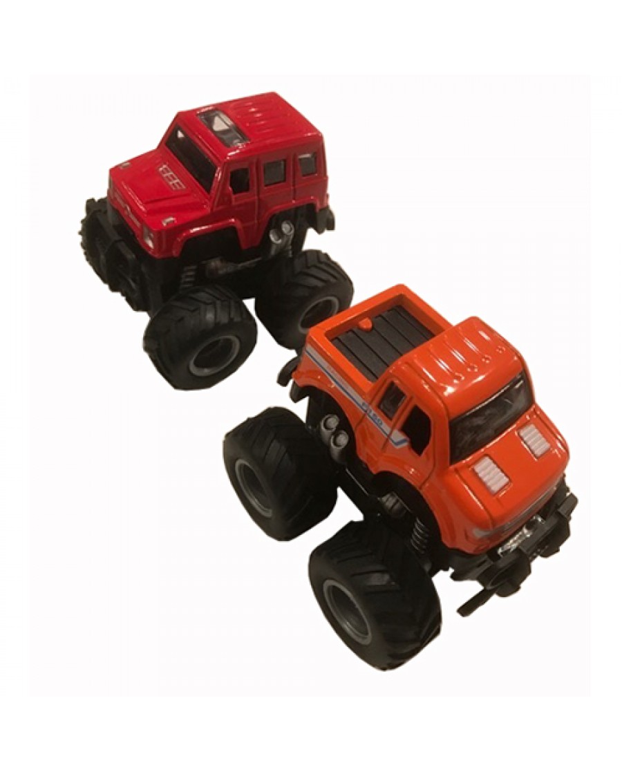 3.5" Die Cast Mini Monster Friction SUV