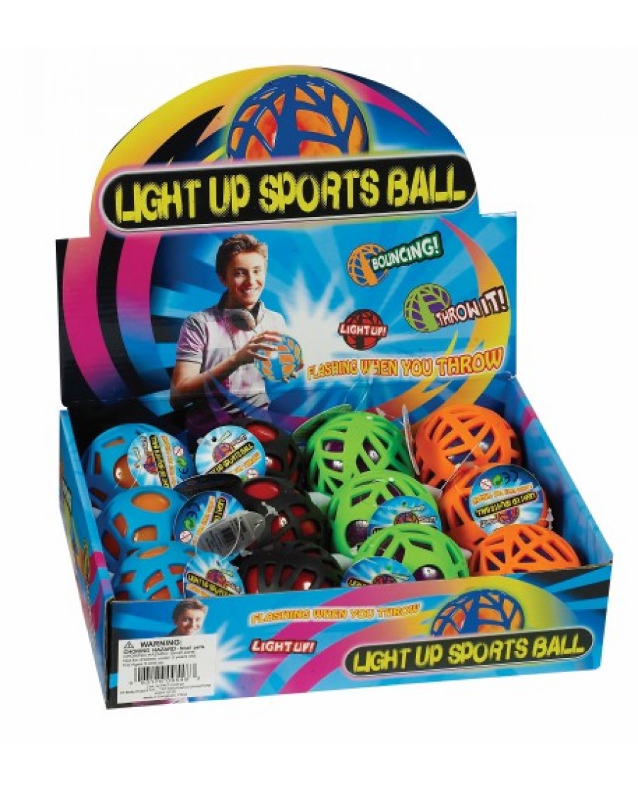 2.5" Light-Up Spiderweb Sports Ball