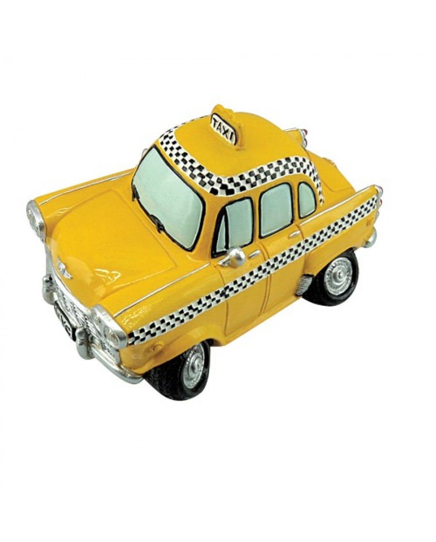 6.5" New York Checker Cab Ceramic Bank