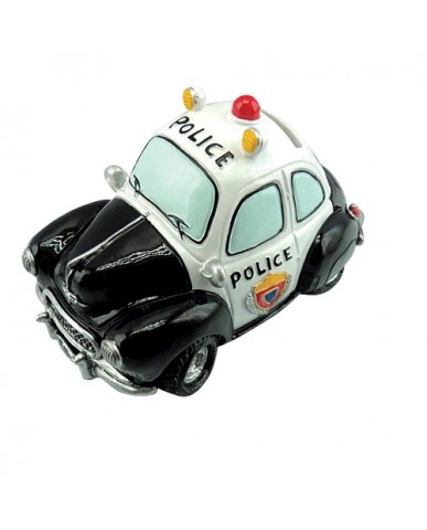 6.25" Police Car Ceramic Bank
