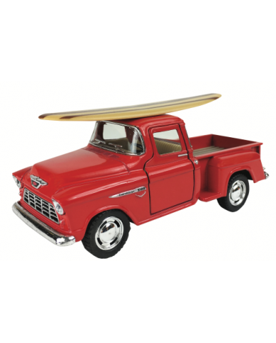 5" 1955 Chevy Stepside w/ Surf Board