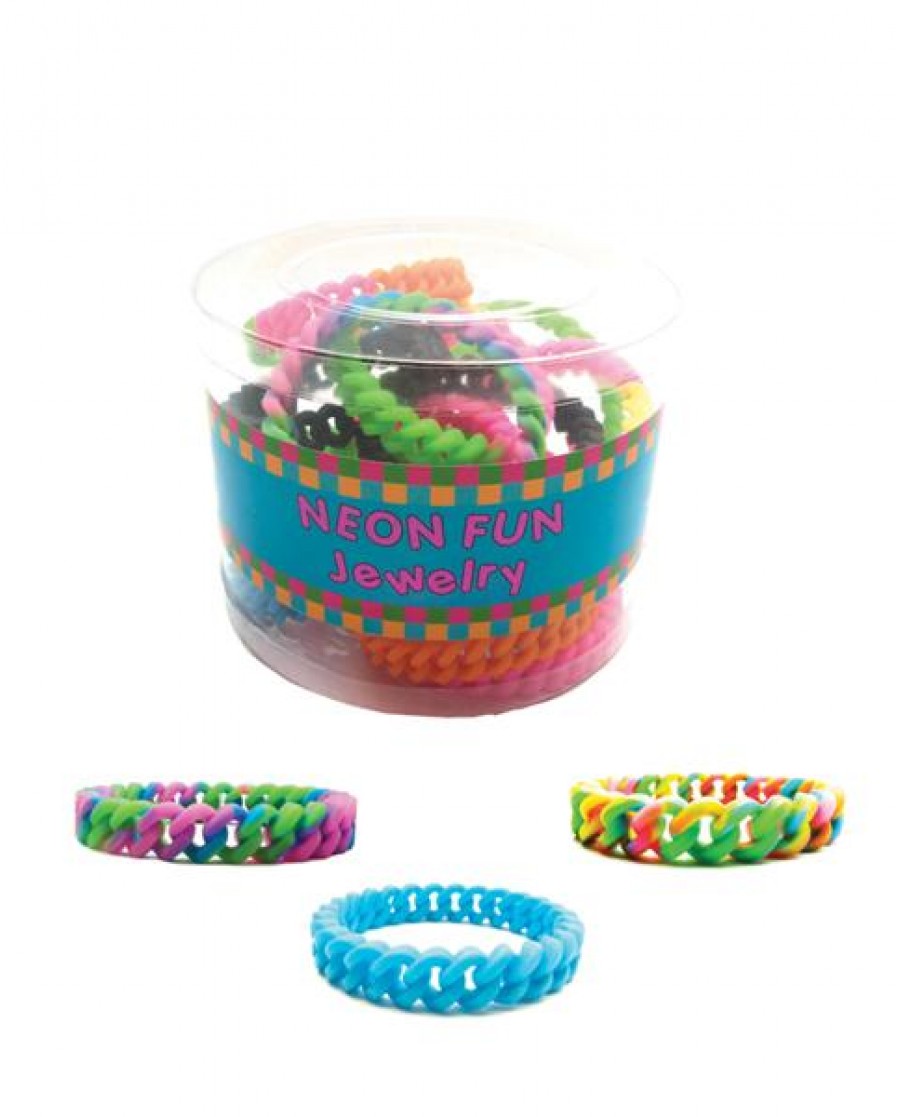 1/2" Silicone Cable Link Bracelets 