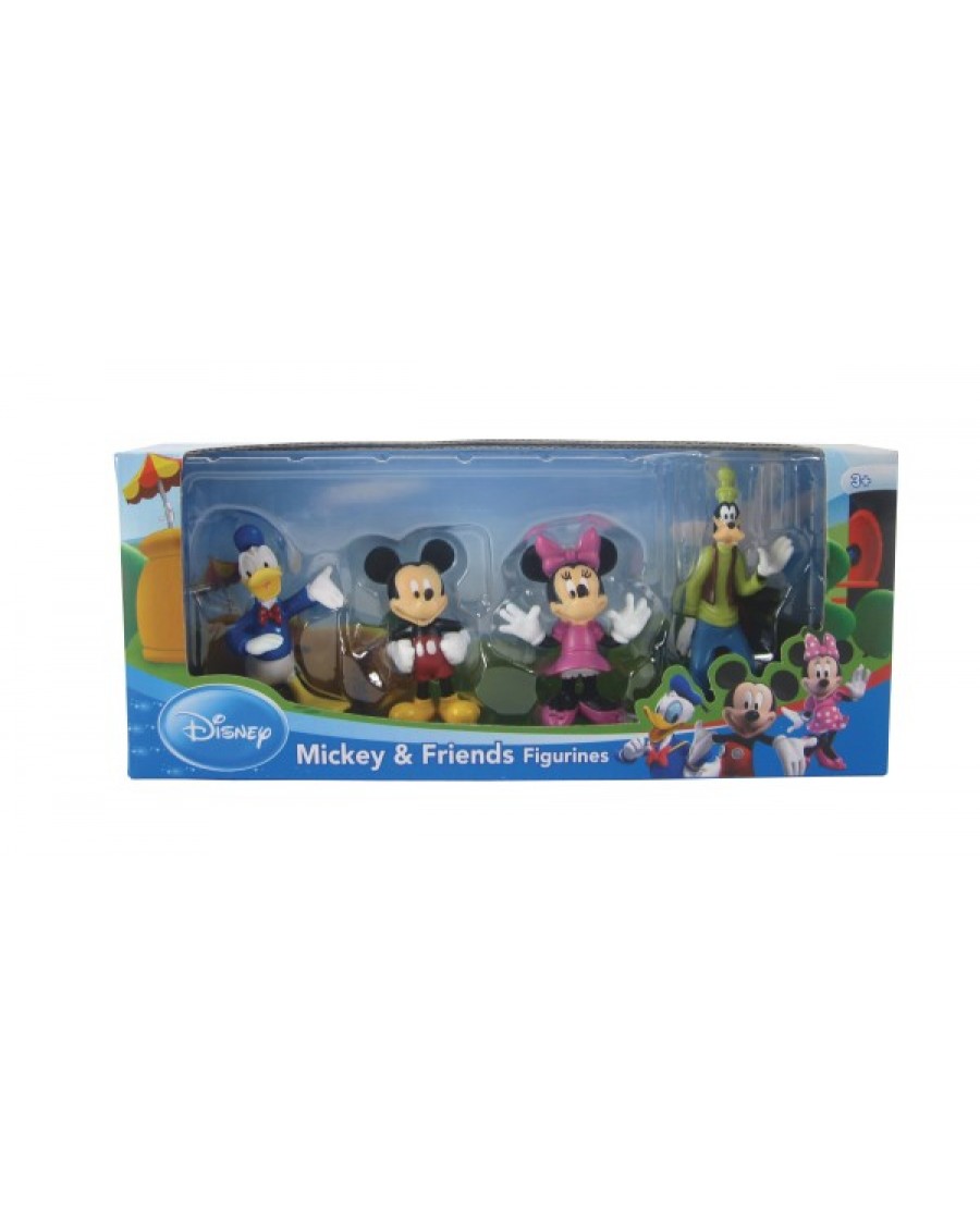 4-pk Disney Figurines: Mickey & Friends