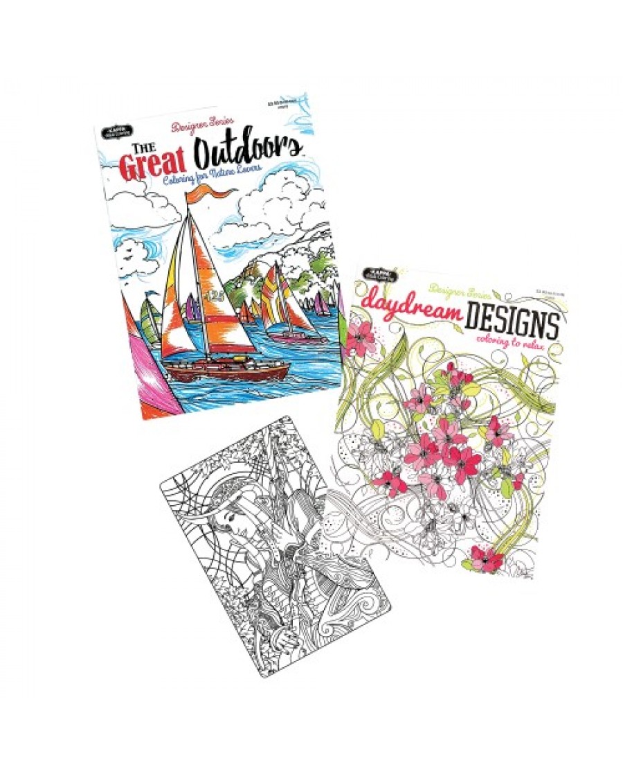 Daydream Designs & The Great Outdoors Adult Coloring Books