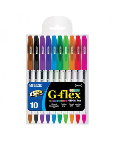10 pk. Dazzle Oil-Gel Colored Pens