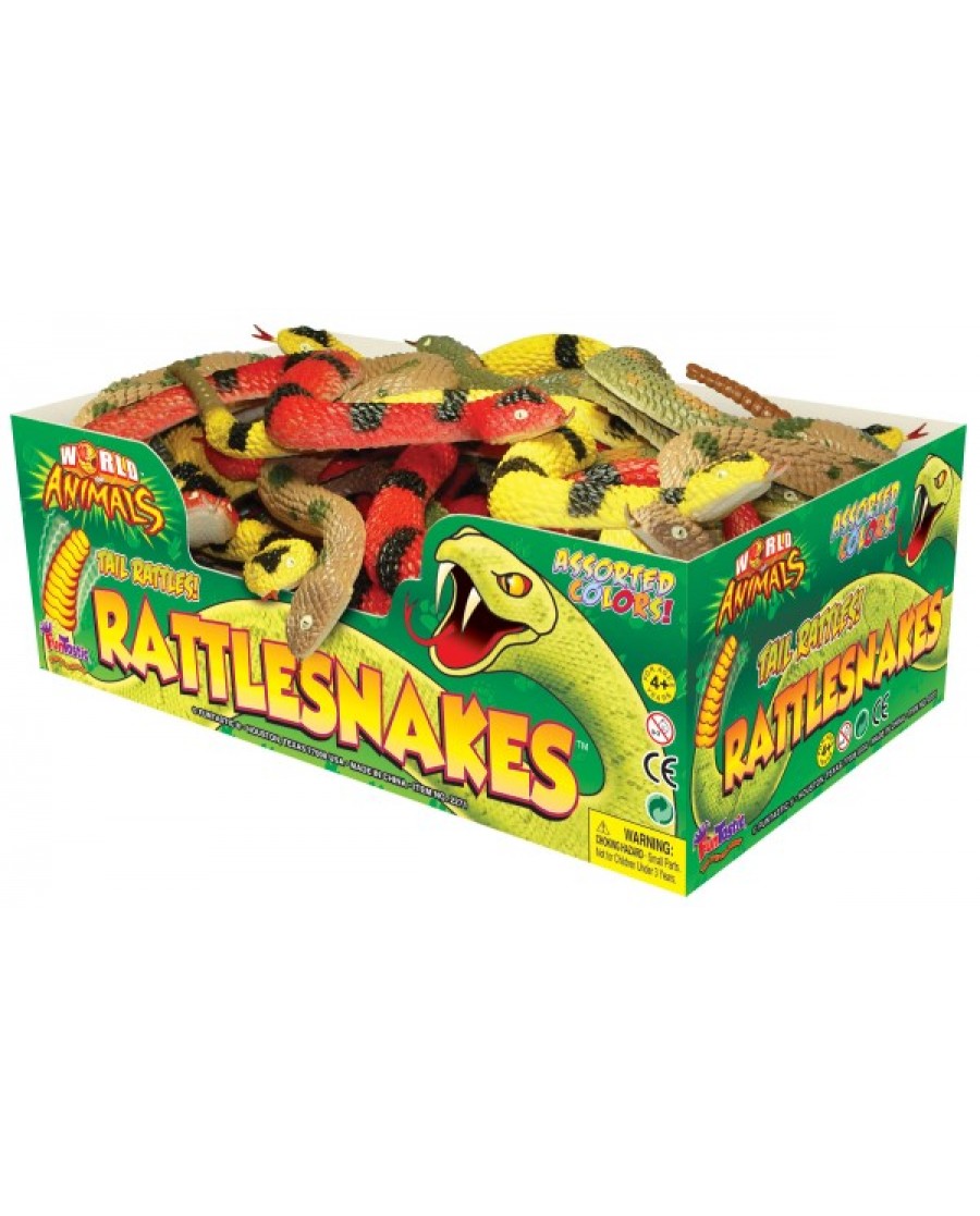 11" Rubber Rattlesnake with Rattle