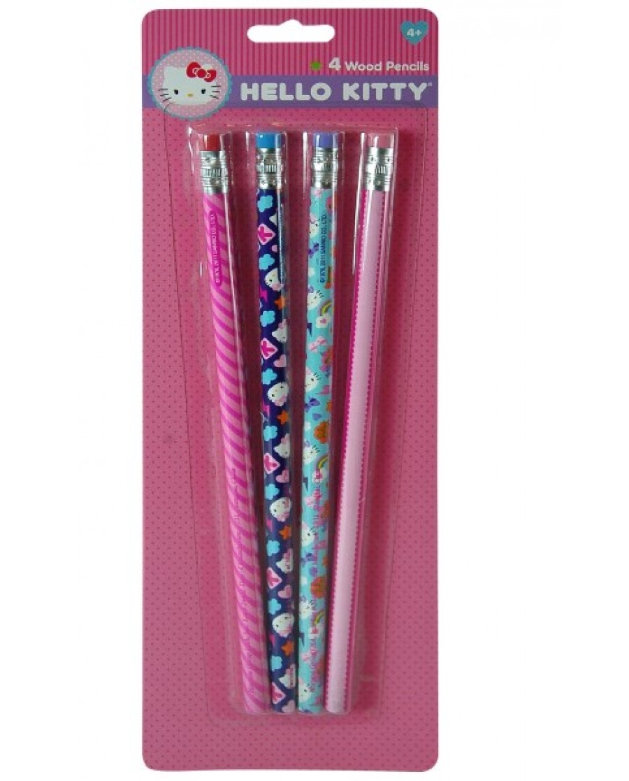 Hello Kitty 4 pk. Pencils