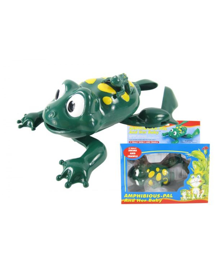 Battery Operated Frog with Baby