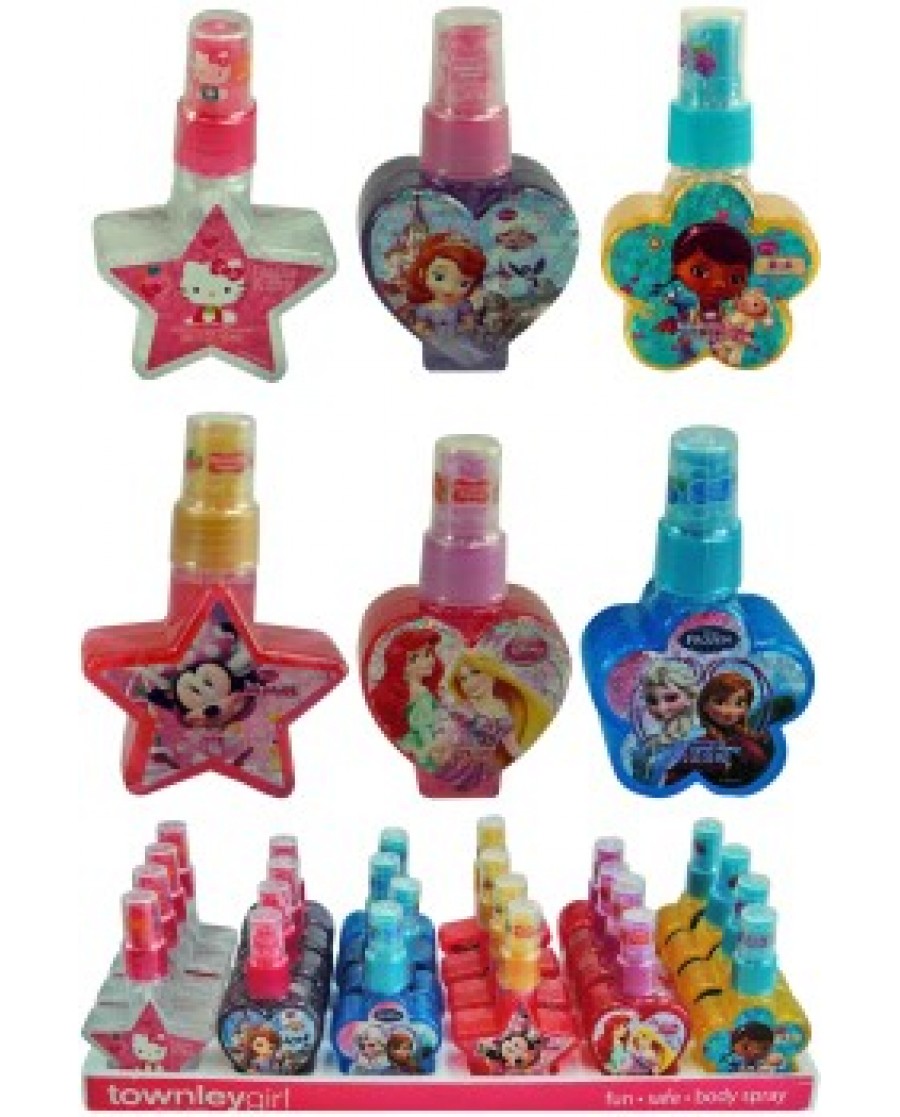 Disney & Hello Kitty Body Glitter Spray Assortment