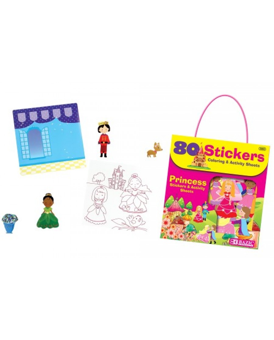 Princess Series 80 ct. Stickers with Activity Sheets