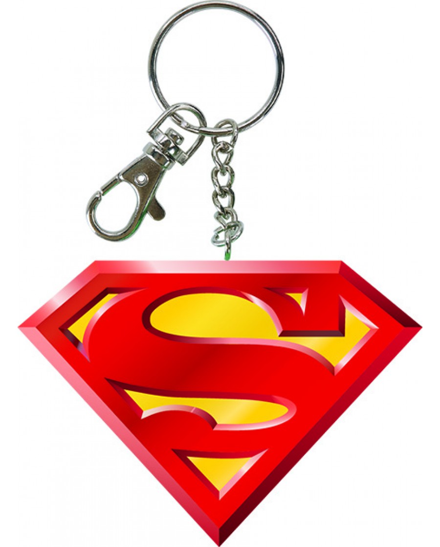 2.75" Bendable Superman Logo Key Chain
