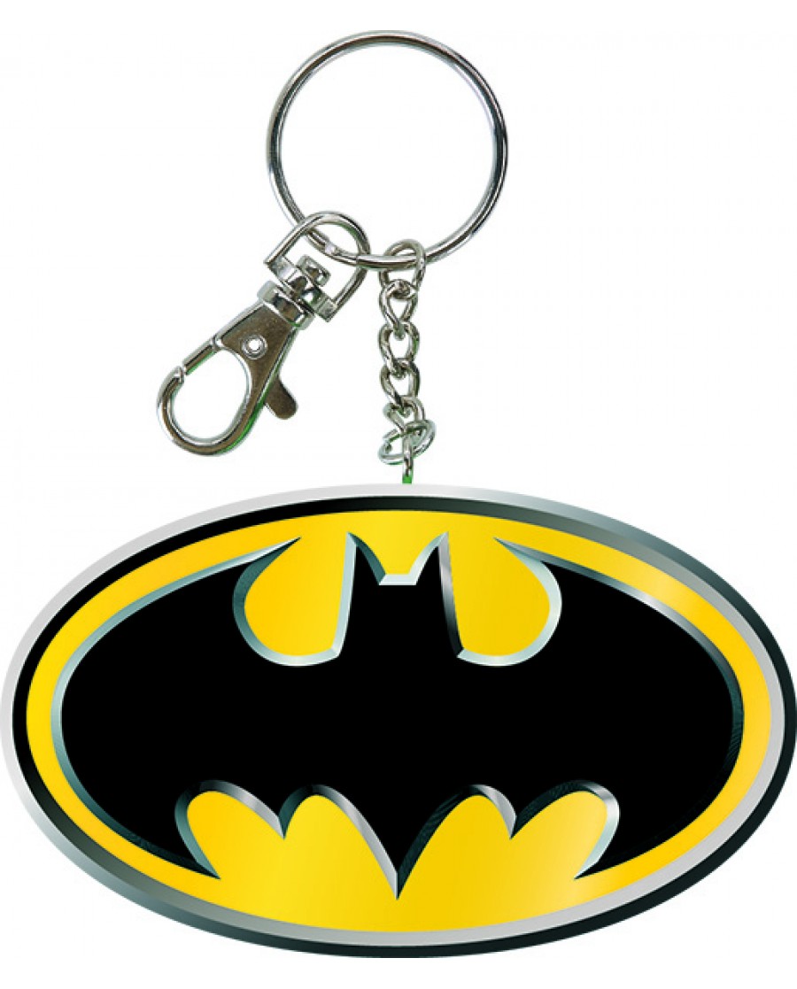 3" Bendable Batman Logo Key Chain