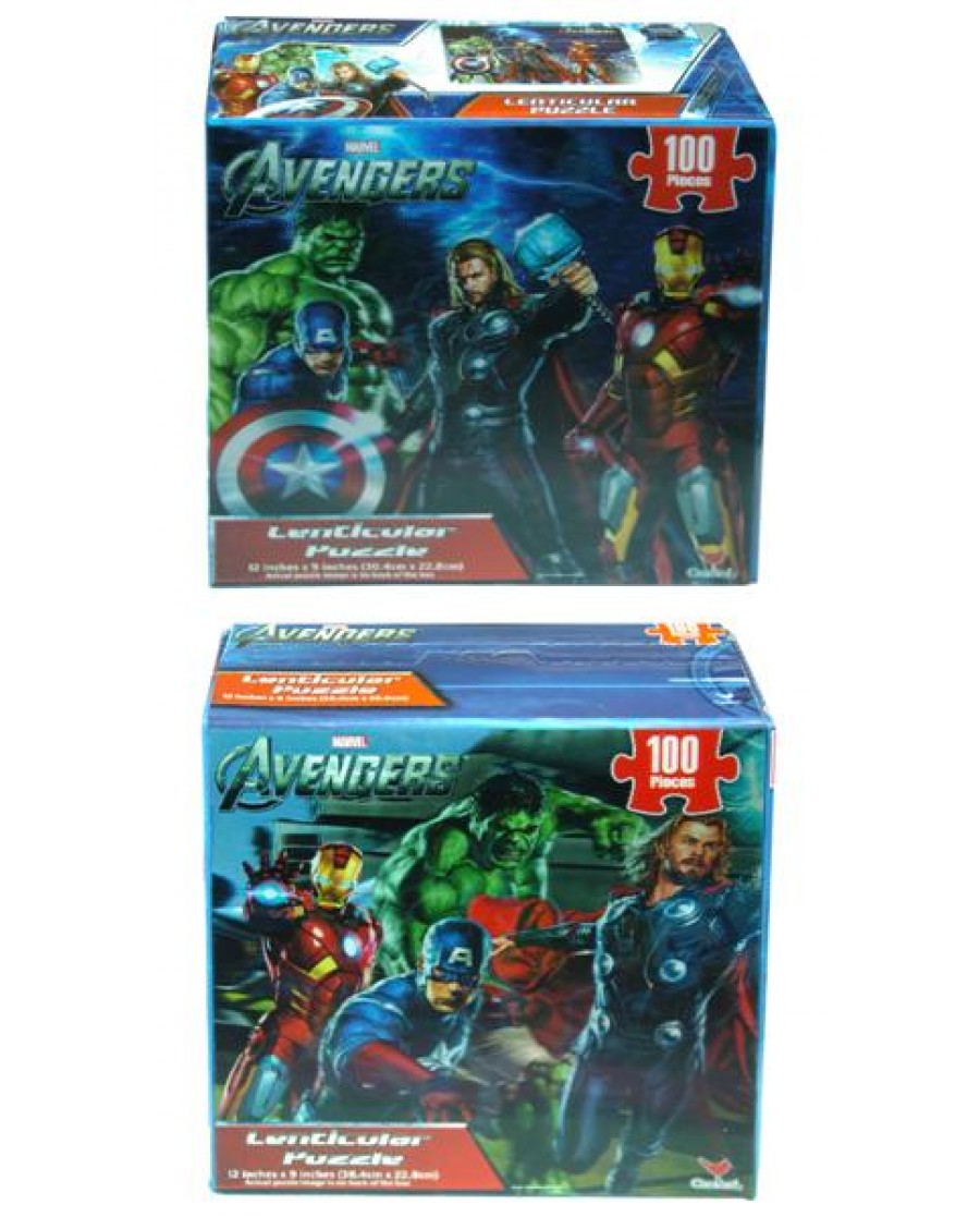 Avengers 3D Lenticular Puzzle (2 Asst) 