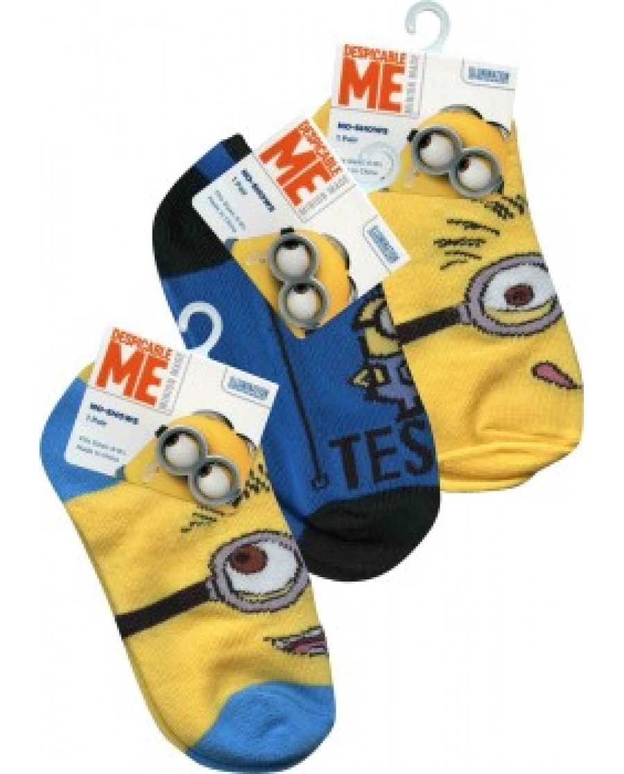 Minions Socks Size 6 - 8.5