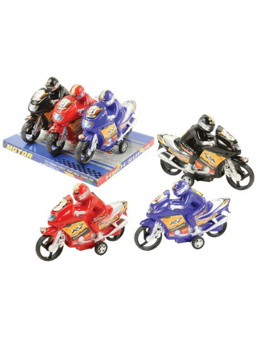 3-pk Friction Motorcycles