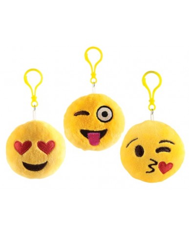4" Yellow Emoji Key Chain with Sound