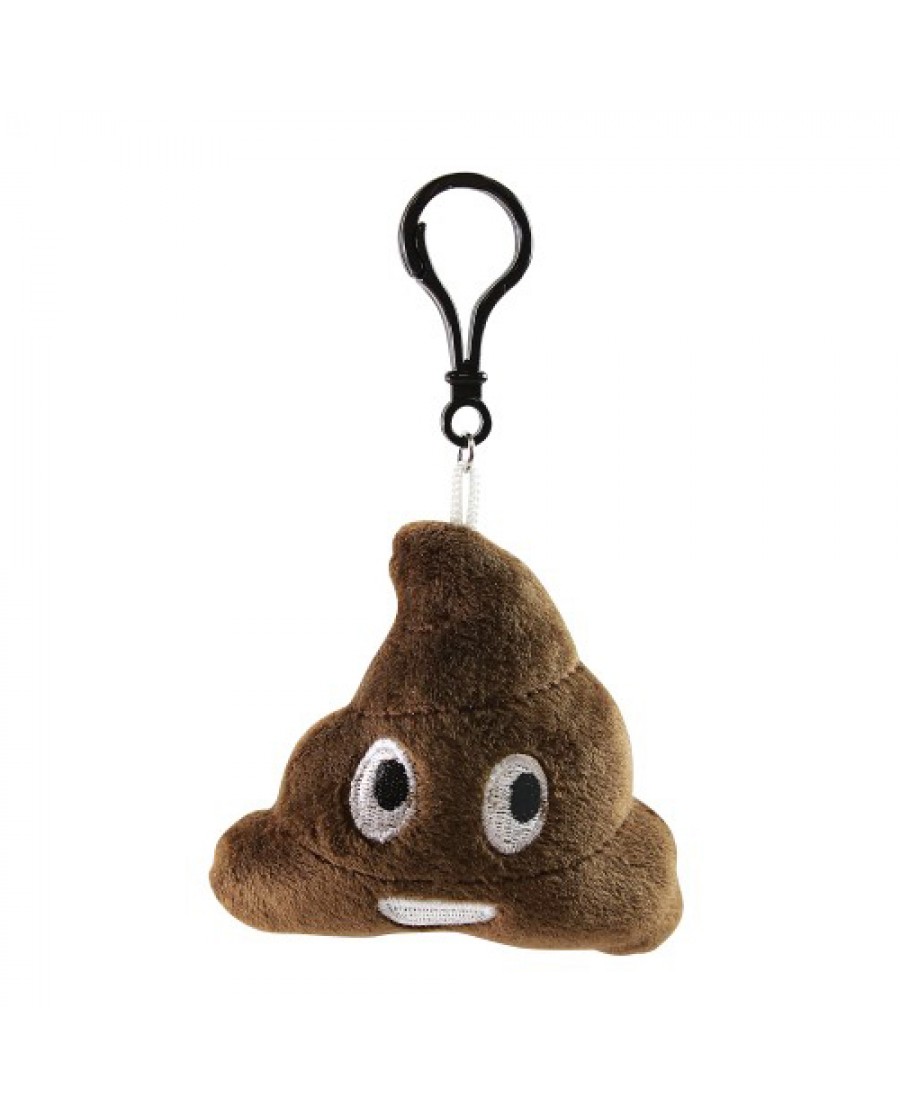 4" Farting Sound Poop Emoji Key Chain