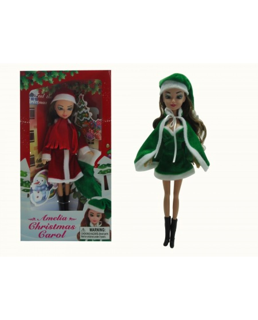 12" Amelia Christmas Doll