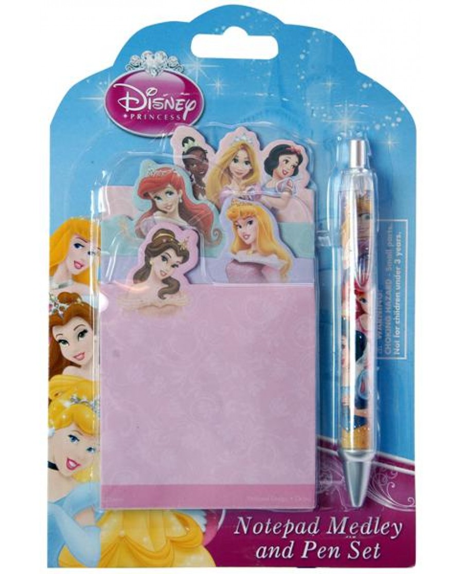 Princess Self-Stick Notes with Pen