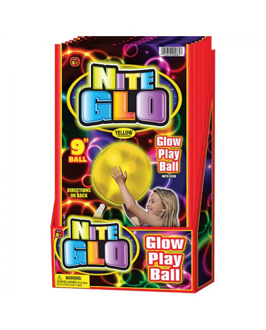 9" Inflatable Nite Glo Play Ball