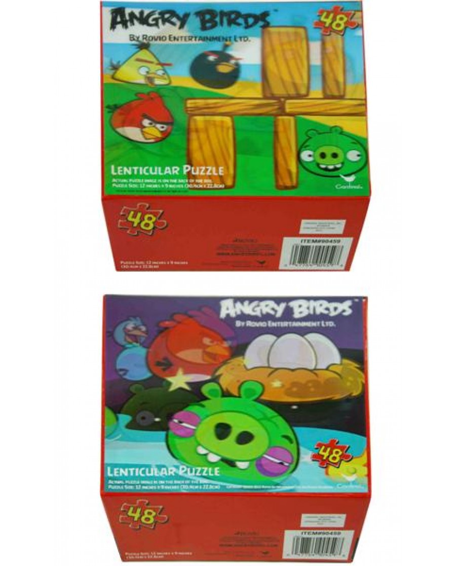 Angry Birds 48pc Lenticular 3D Puzzle