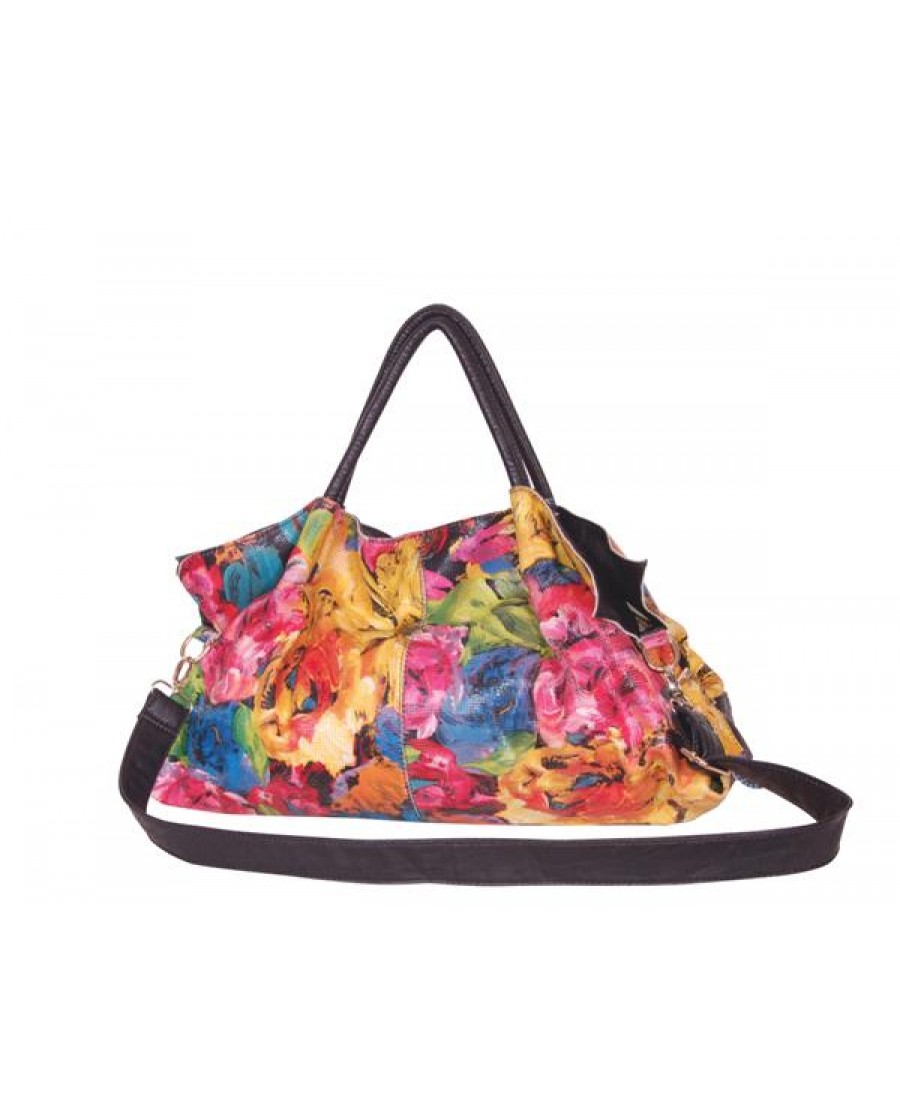 "Couleurs" Fabulous Floral Shoulder Bag 