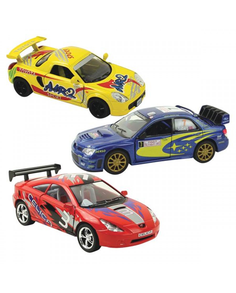 5" Assorted Toyota & Subaru Race Cars
