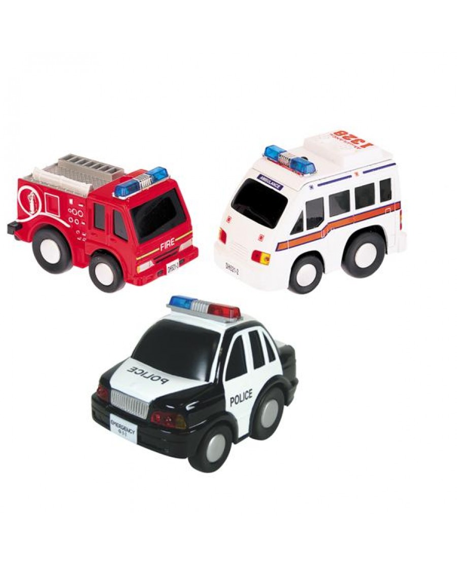 4.5" Light & Sound Chubby Rescue Team Vehicles