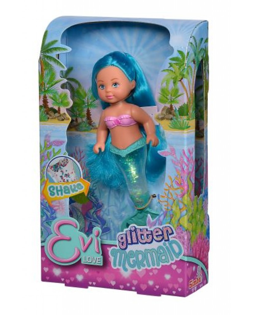 6" Evi Glitter Mermaid