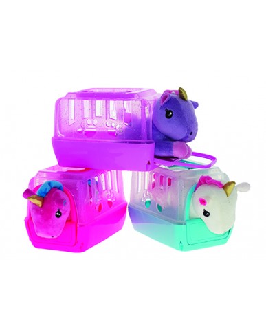 Toyland® 15cm Plush Unicorn In Carrier Blue Pet Carrier ES609 Girls Toys