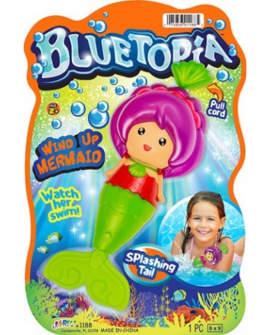 Bluetopia Wind-Up Mermaid