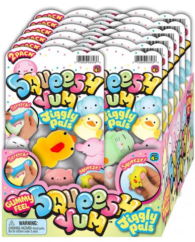 2" 2-Pack Squeesh Jiggly Pals
