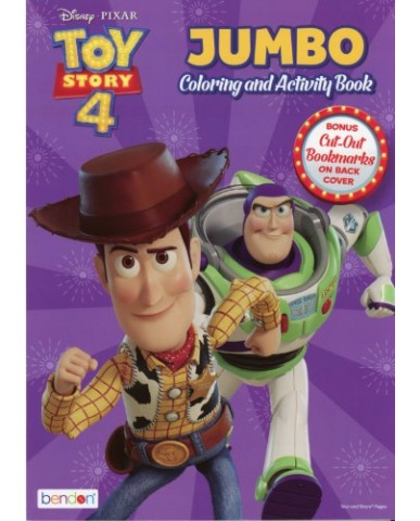 Toy Story 4 Jumbo Coloring Book