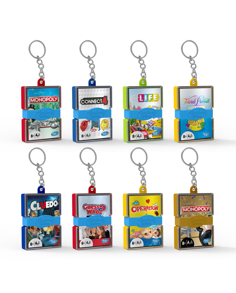 Mini Hasbro Keychain Games