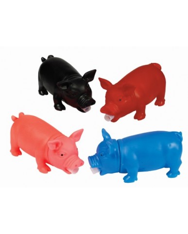 7.5" Bright Color Oinking Squeeze Pigs