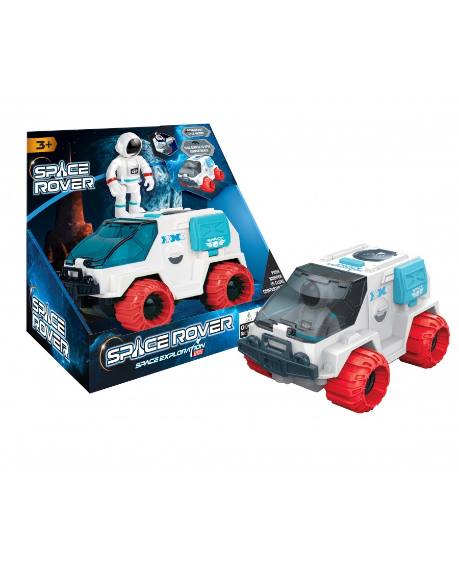 6.5" Friction Space Rover w/ Astronaut