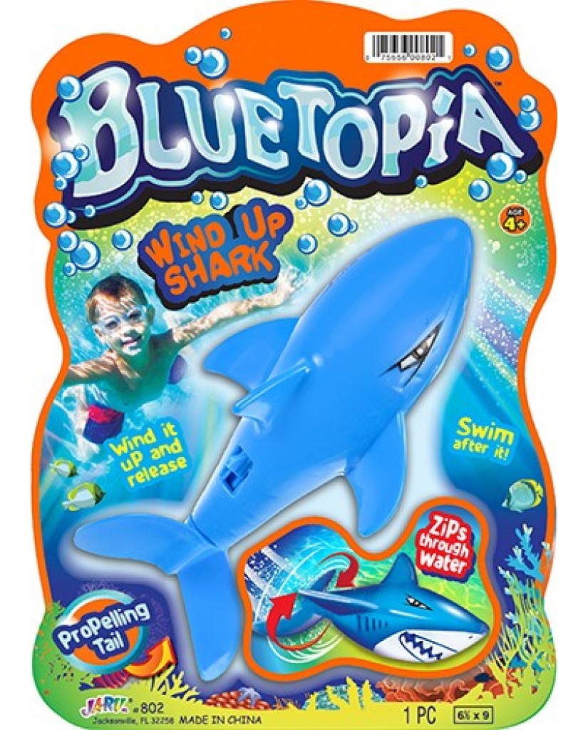 Bluetopia Wind-Up Shark