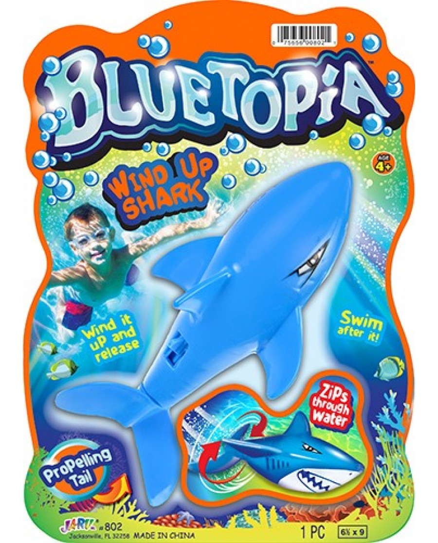 Bluetopia Wind-Up Shark