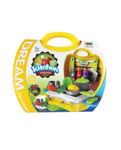 26 pc. Kitchen Cooking Play Set
