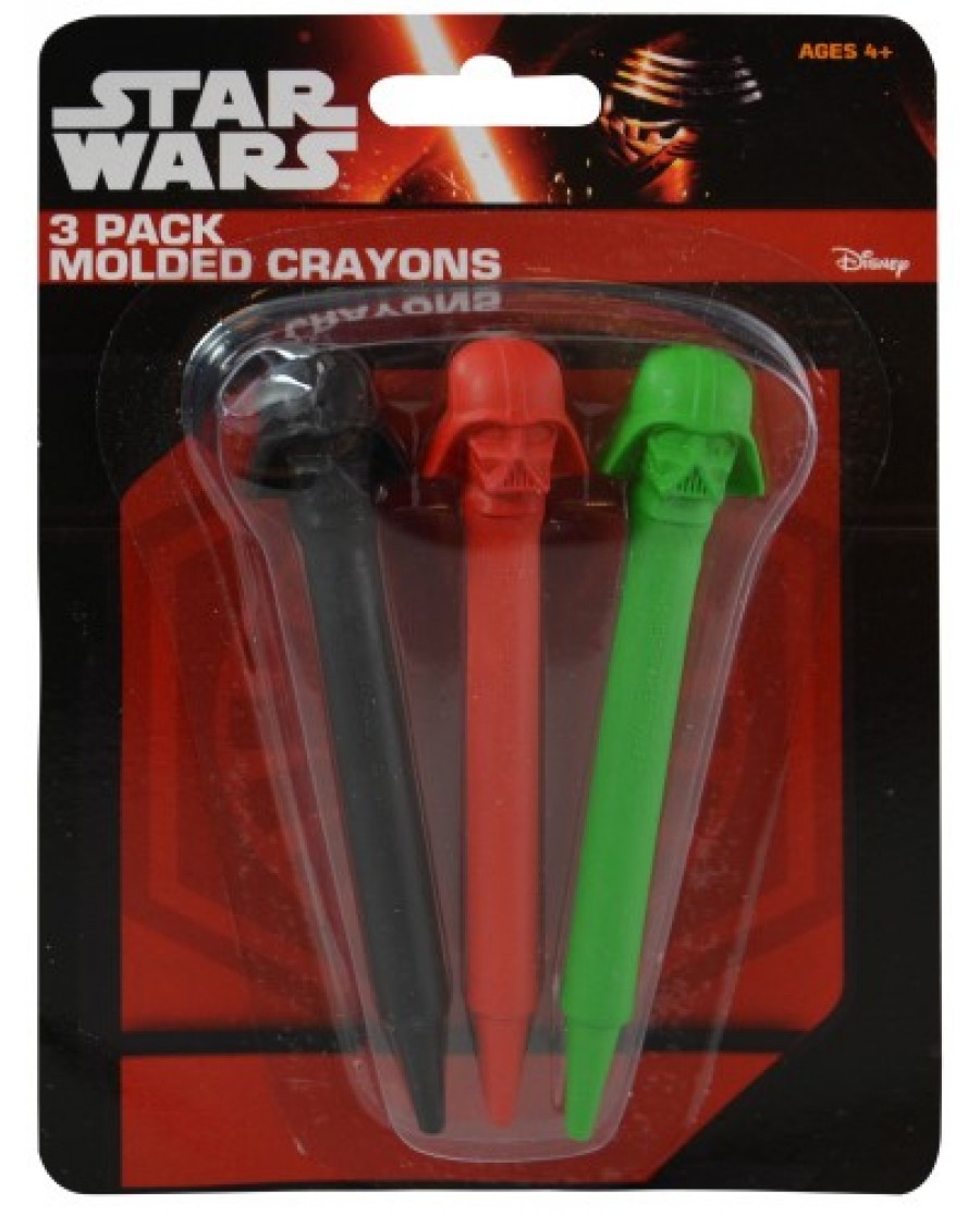 Star Wars Ep. 7 3-pk Molded Crayons
