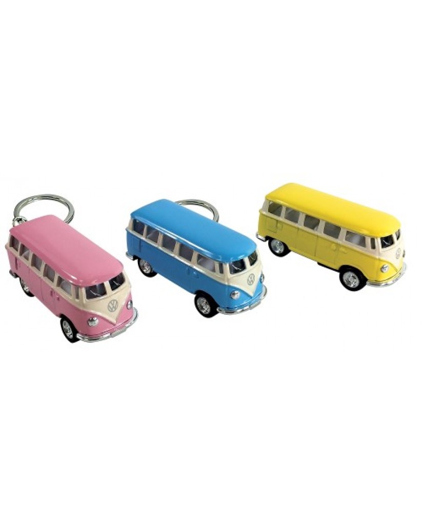 2.5" Die Cast Pastel Classic VW Bus Key Chain