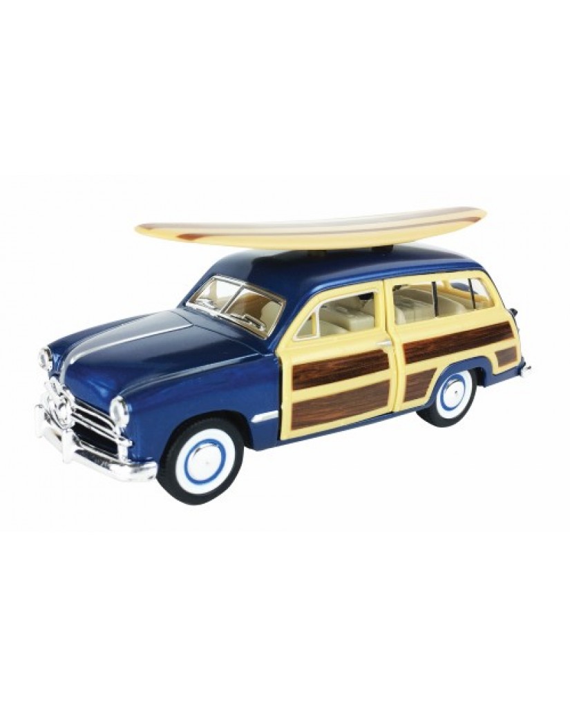 5" 1949 Ford Woody Wagon w/ Surf Board